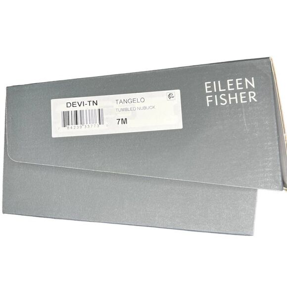 Eileen Fisher Devi-Tn Tangelo Tumbled Nubuck Platform NWT Size 7M - Picture 5 of 6